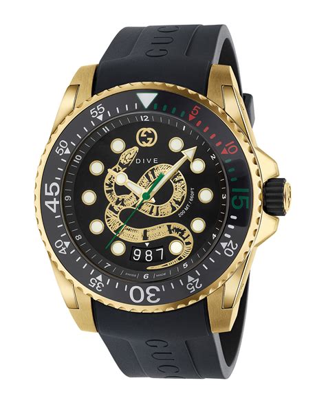 new gucci watch for men|gucci snake watch men's.